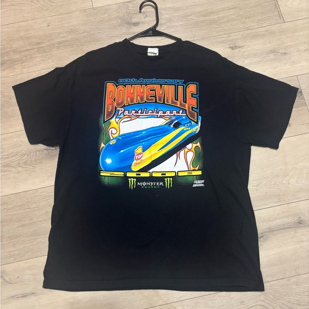 Black Bonneville Graphic T-Shirt